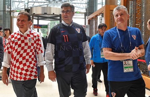 Andrej Plenković i Gordan Jandroković došli podržati Vatrene