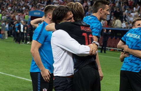 Dalić and Perišić celebrate: "As long as Croatia is winning..."