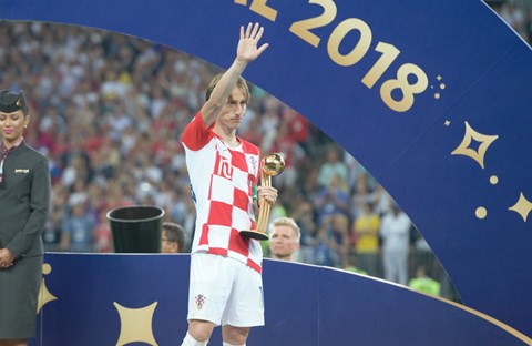 Luka Modrić wins Golden Ball award!