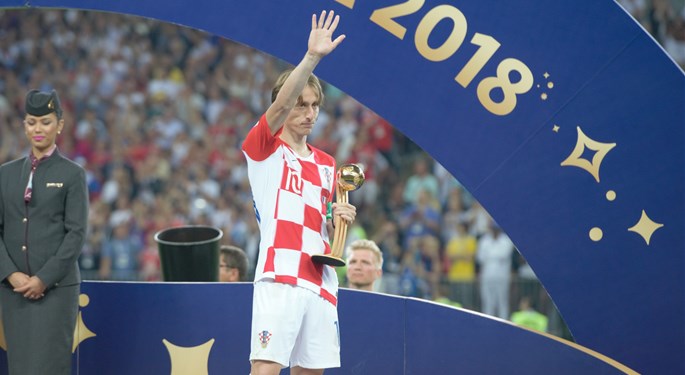 Luka Modrić wins Golden Ball award!