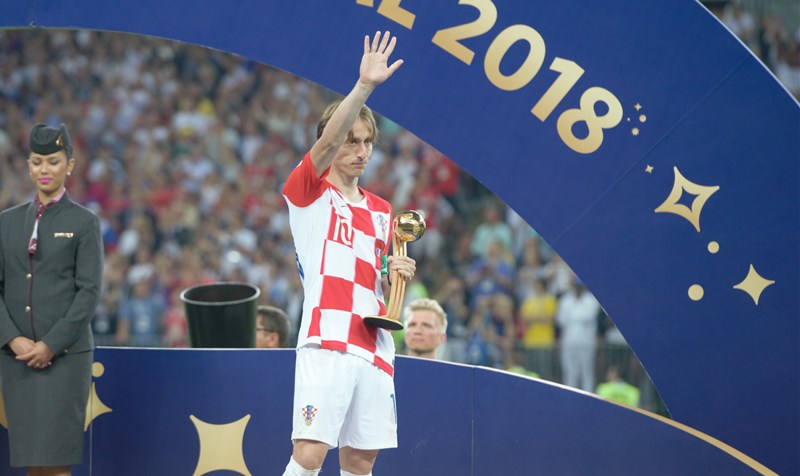 Luka Modrić wins Golden Ball award!