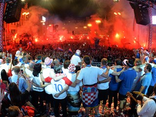 Croatia returns to a heroes' welcome!