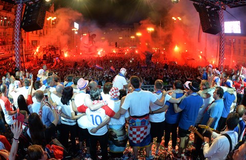 Croatia returns to a heroes' welcome!