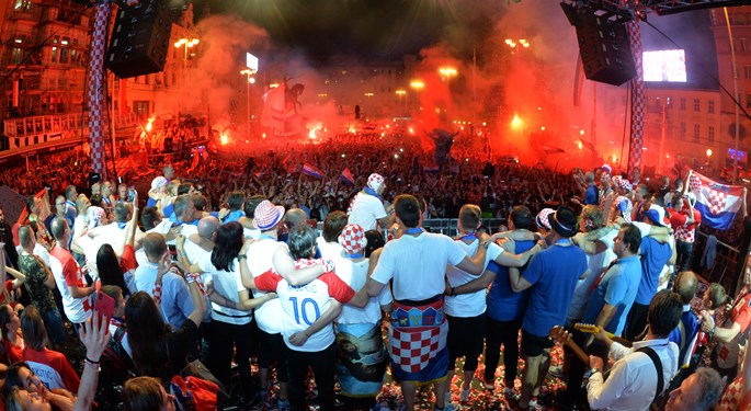 Croatia returns to a heroes' welcome!