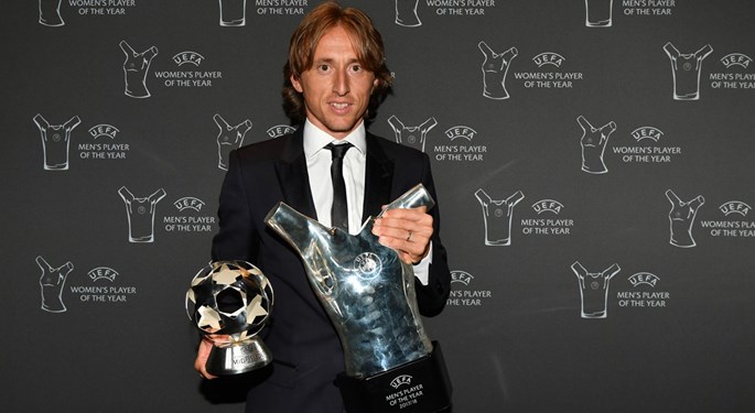 Modrić wins UEFA Men's Player of the Year!