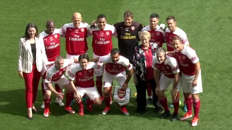 Predsjednik Šuker na utakmici legendi Arsenala i Reala