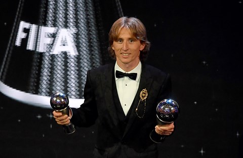 Luka Modrić wins The Best FIFA Men's Player award!
