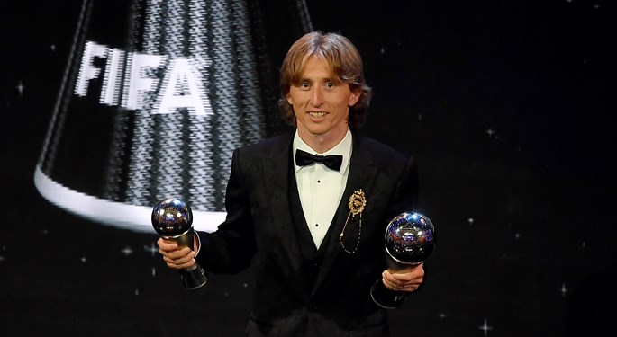 Luka Modrić wins The Best FIFA Men's Player award!