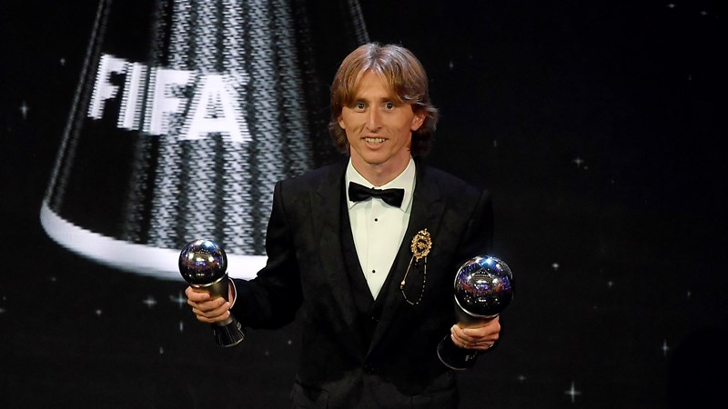 Luka Modrić wins The Best FIFA Men's Player award!