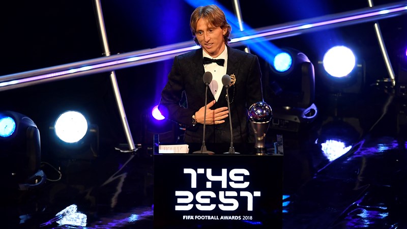 Luka Modrić wins THE Best FIFA Player of the year award