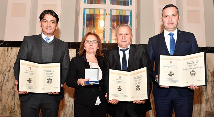 Croatia national team receives Franjo Bučar State Award