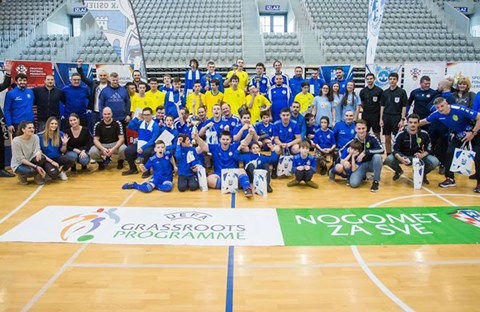 Football tournament for children with disabilities held in Osijek
