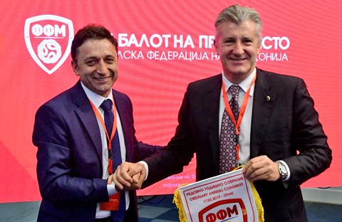 Šuker kao predstavnik Uefe na Skupštini Makedonskog saveza