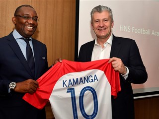 President of the FA of Zambia visits HNS