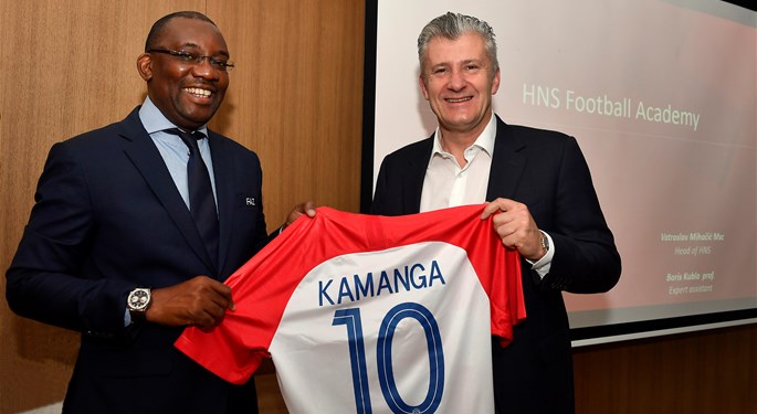 President of the FA of Zambia visits HNS