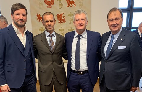 Predsjednik Šuker na otvaranju Puskas Arene