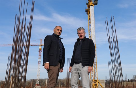 Video: Predsjednik Šuker obišao gradilište novog osječkog stadiona