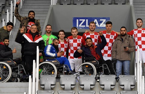 Za futsalske reprezentativce u Osijeku navijali i ratni invalidi