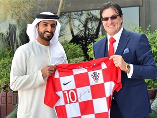 President of the UAE FA receives Damir Mišković in Ajman