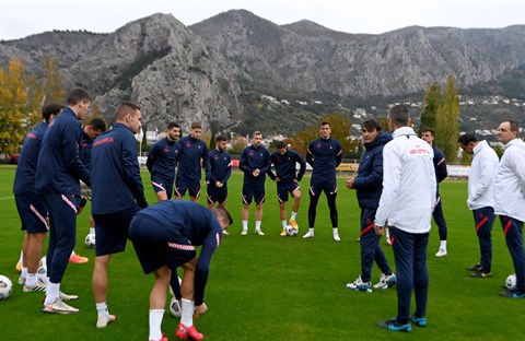 Vatreni odradili trening u Omišu