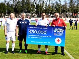 Football legends of Croatia and Slovenia unite to help areas hit by earthquake