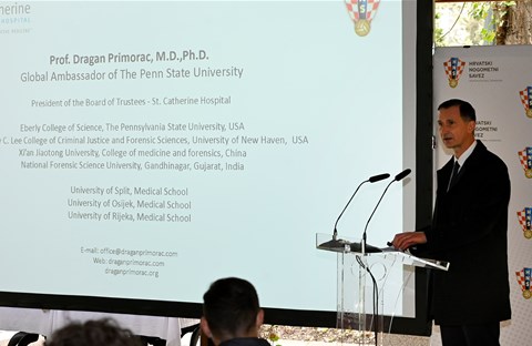 Dragan Primorac još jednom predstavio hrvatski model prevencije iznenadne srčane smrti