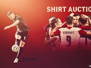 Croatia match-worn shirts available for charity auction