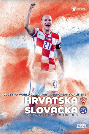 FIFA Svjetsko prvenstvo 2022.™, Europske kvalifikacije Hrvatska - Slovačka Osijek, 11. listopada 2021.