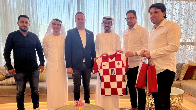 Delegacija Nogometnog saveza UAE-a zaželjela dobrodošlicu kolegama iz HNS-a