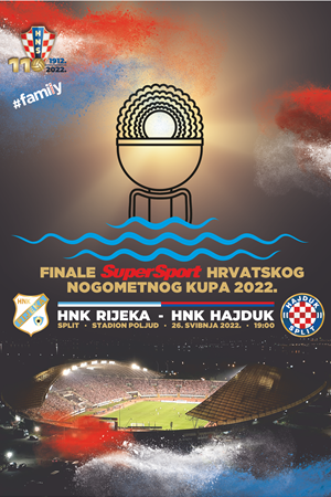 Finale Hrvatskog kupa 2022., Rijeka - Hajduk Split, 26. svibnja 2022.