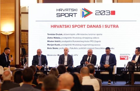 Predsjednik Kustić na konferenciji "Hrvatski sport 2030."