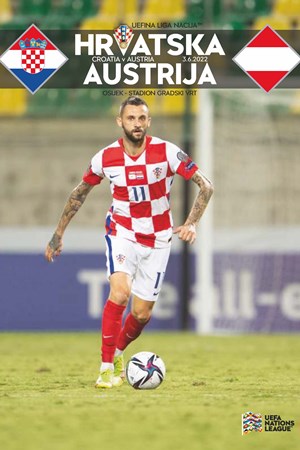 Uefina Liga nacija Hrvatska - Austrija Osijek, 3. lipnja 2022.