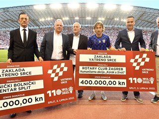 Zaklada Vatreno srce za KBC Split i akciju Korak u život