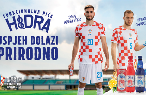 Funkcionalna pića Hidra novi sponzor U-21 nogometne reprezentacije