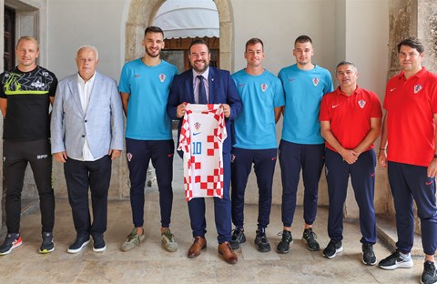 Hrvatska futsalska reprezentacija kod pulskog gradonačelnika
