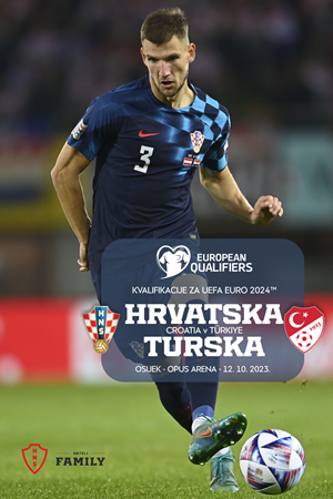 Europske kvalifikacije za UEFA EURO 2024 Hrvatska - Turska Osijek, 12. listopada 2023.