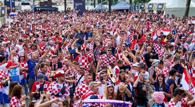 Službena Vatrena zona HNS-a na zagrebačkom Cvjetnom trgu
