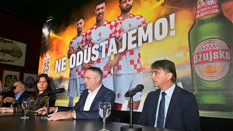 Žuja i HNS predstavili novu nogometnu kampanju i preliminarni popis igrača za EURO 2024