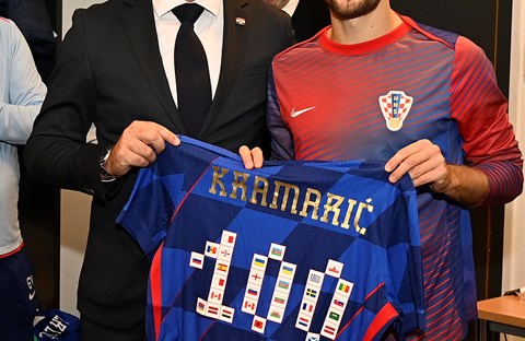 Andrej Kramarić obilježio 100. nastup za Vatrene