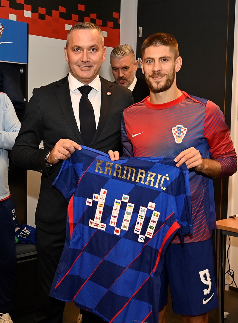 Andrej Kramarić obilježio 100. nastup za Vatrene