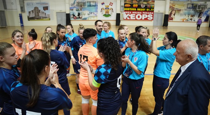 Ženska futsalska reprezentacija nadigrala Srbiju s visokih 8:0