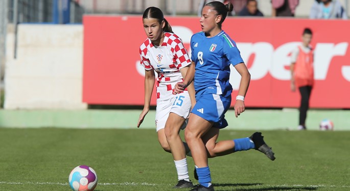Reprezentativke do 17 godina u Dugopolju poražene od Italije