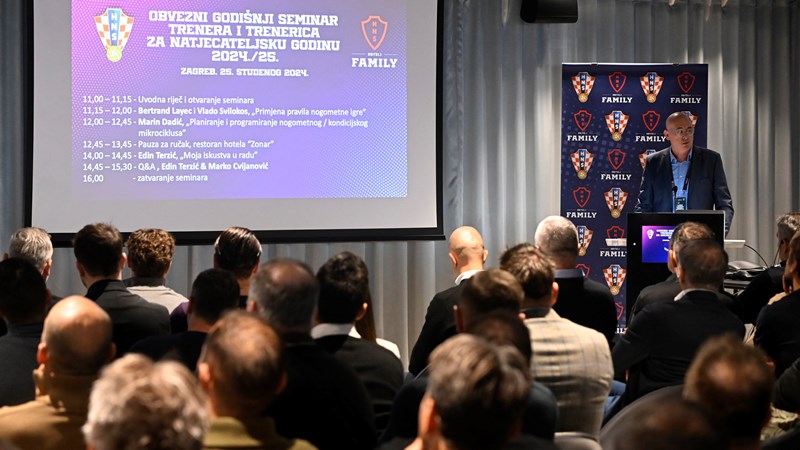 Obavezni godišnji seminar trenera za natjecateljsku sezonu SuperSport HNL-a 2025./26.
