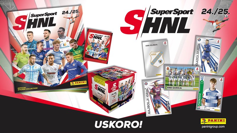 Novi album sa sličicama SuperSport HNL-a u suradnji HNS-a i Paninija