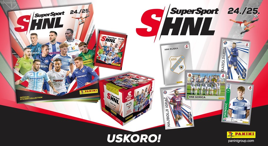 Novi album sa sličicama SuperSport HNL-a u suradnji HNS-a i Paninija