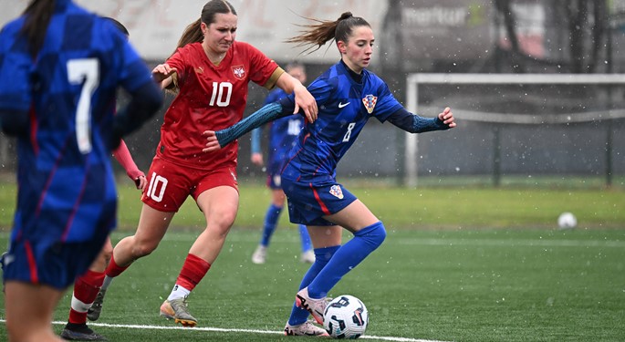 Ženska reprezentacija do 17 godina poražena u susretu sa Srbijom