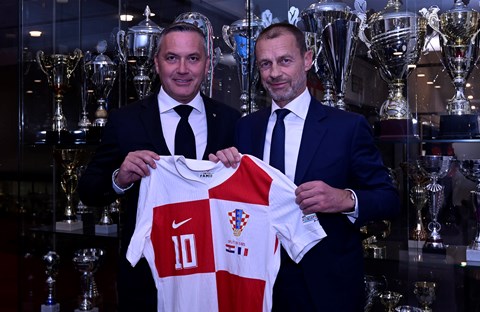 Predsjednik Uefe Aleksander Čeferin gost HNS-a na Poljudu