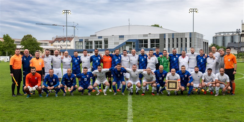 Reprezentacija veterana Hrvatske nastupila u Garešnici