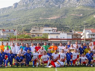 Reprezentacija veterana Hrvatske na proslavi 30 godina veterana NK GOŠK Kaštela