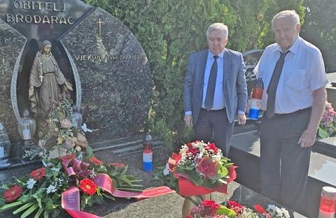 Delegacija HNS-a obilježila obljetnicu smrti Đure Brodarca